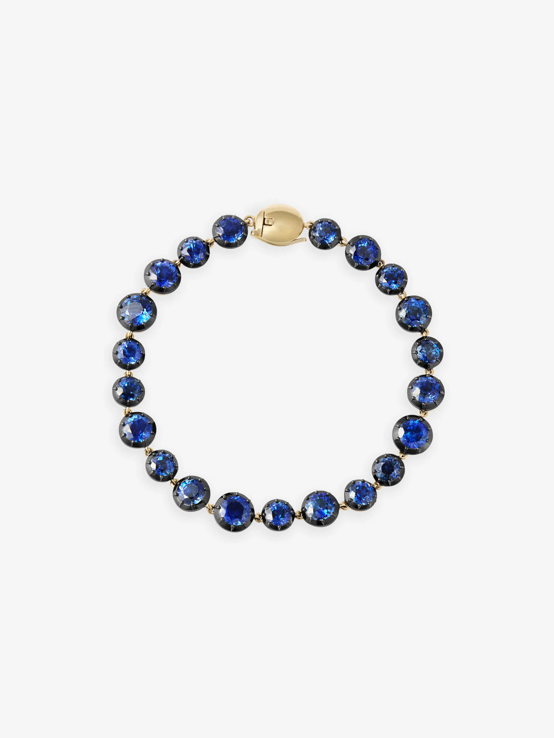 Signature Sapphire Button Back Bracelet  View 1