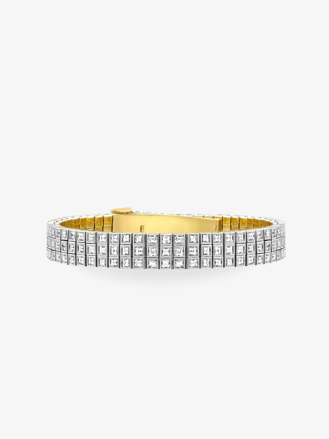 Tapestry Three Row Diamond Bracelet  View 1