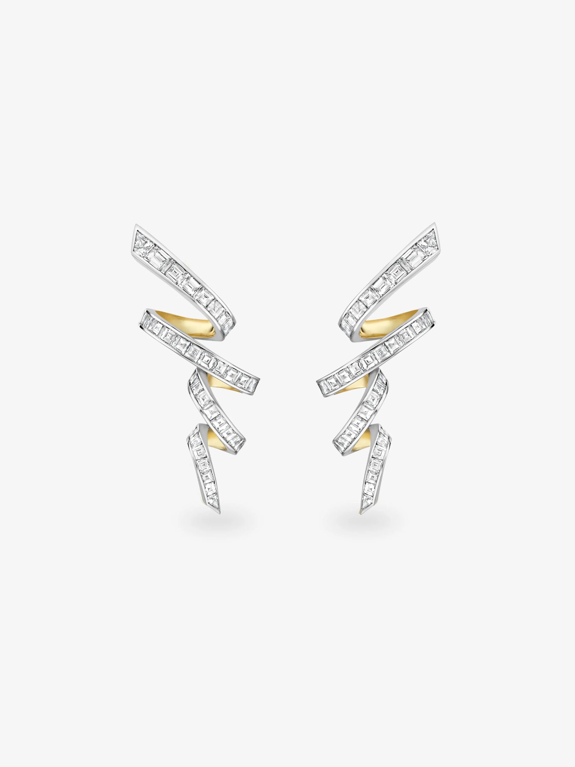 Carmela Diamond Tagliatelle Earrings View 1