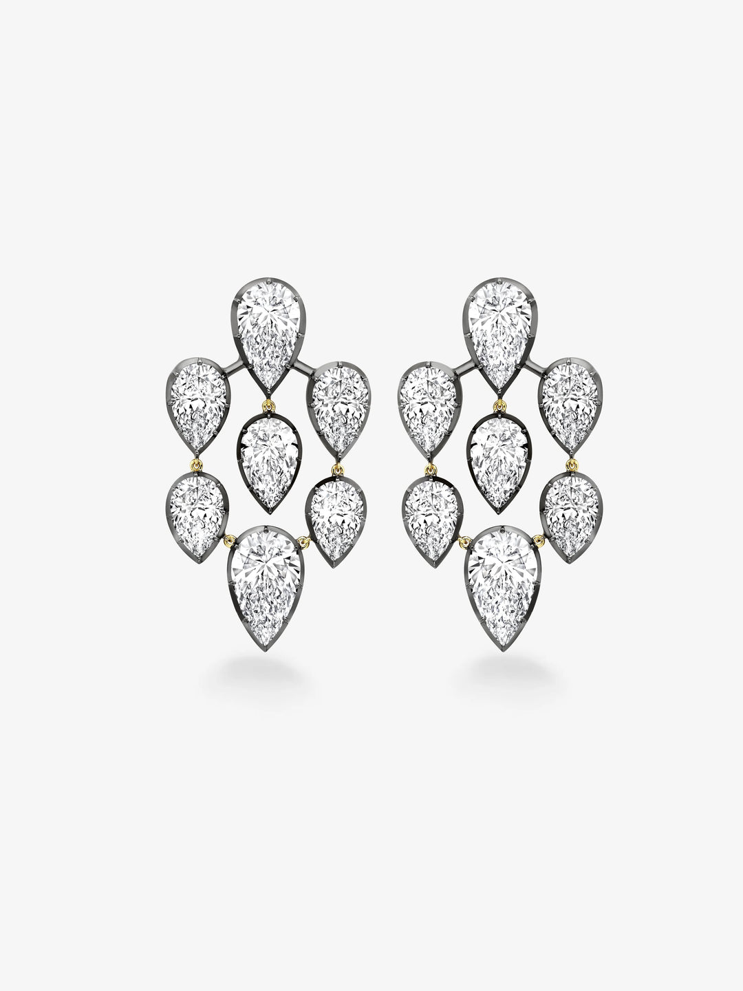 Diamond Chandelier Earrings  View 1