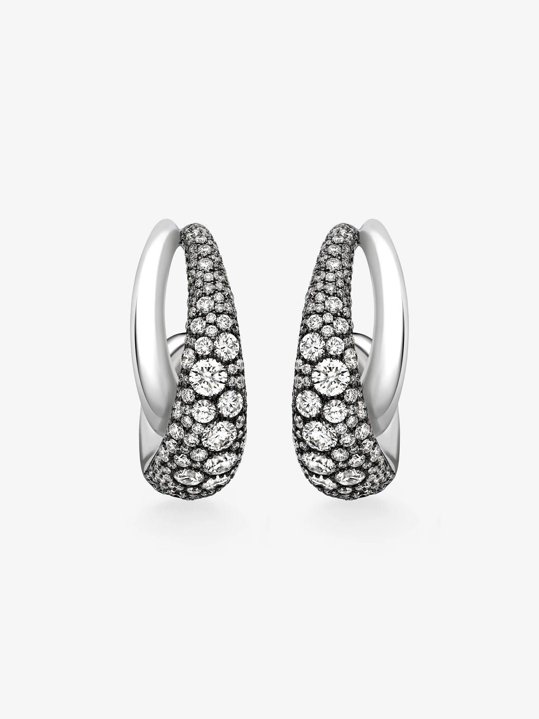 Rush Hour Diamond Double Take Earrings  View 1