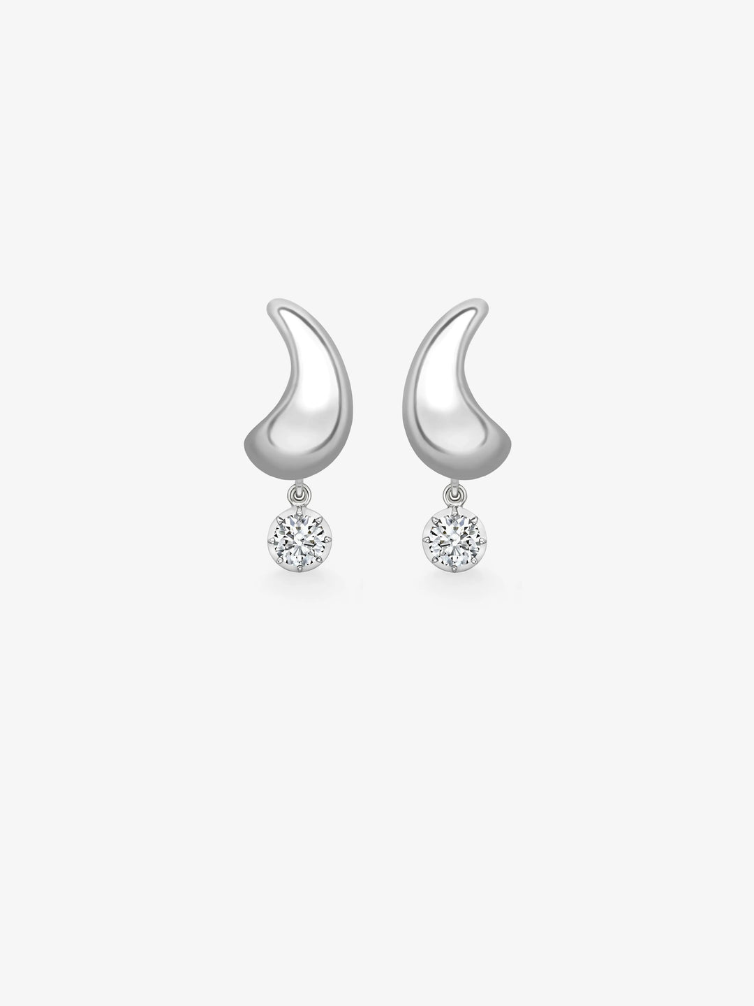 Rush Hour 'Til Late White Gold 0.30ct Diamond Earrings  View 1