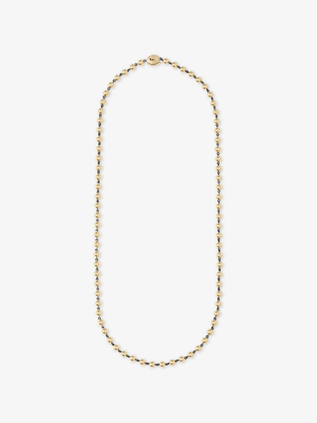 Ball n Chain Yellow Gold 21" Necklace  View 1