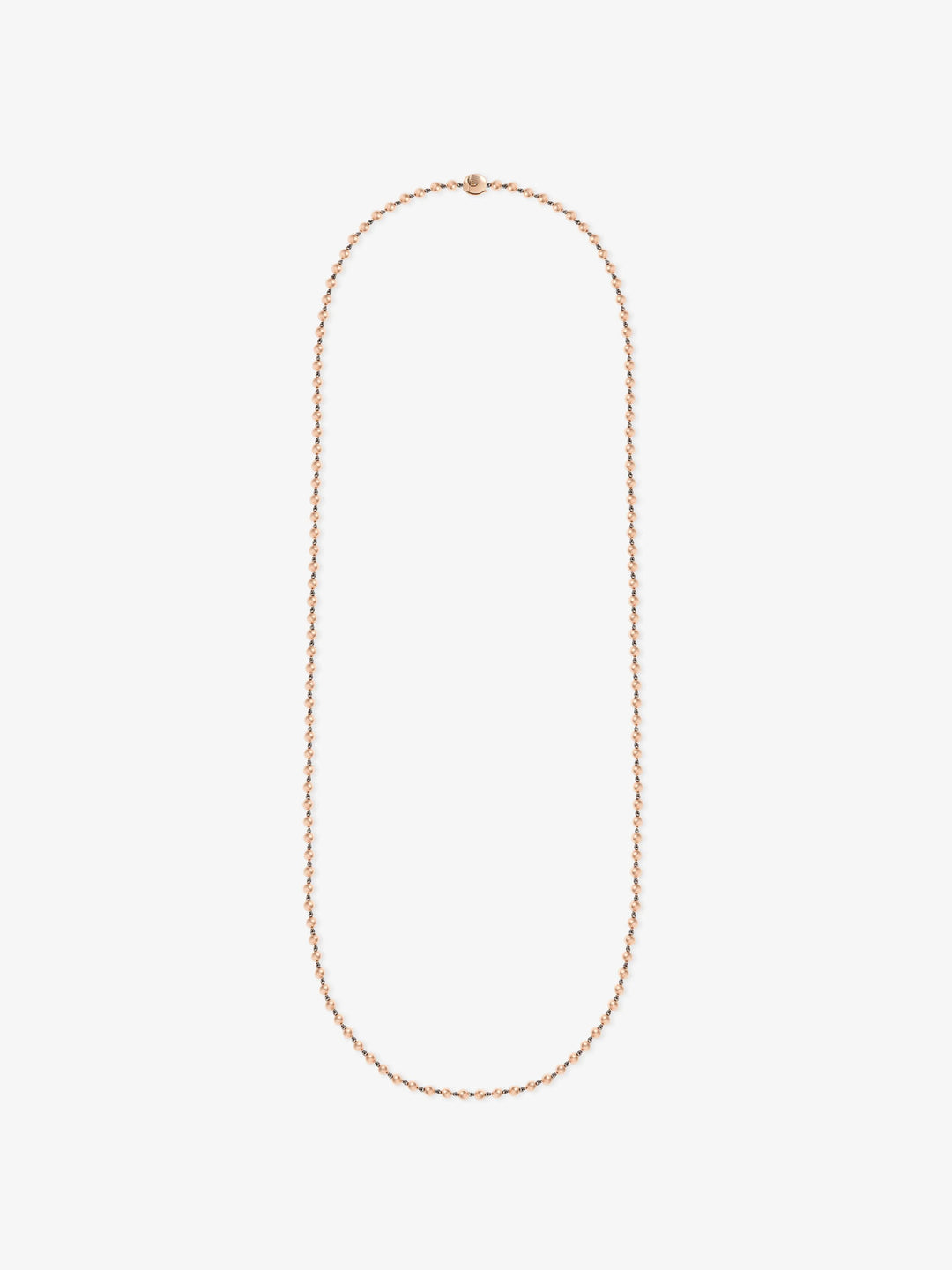 Ball n Chain Rose Gold 36" Necklace  View 1