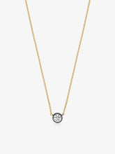 Georgian Cut-Down 0.50ct Diamond & Blackened Gold Pendant