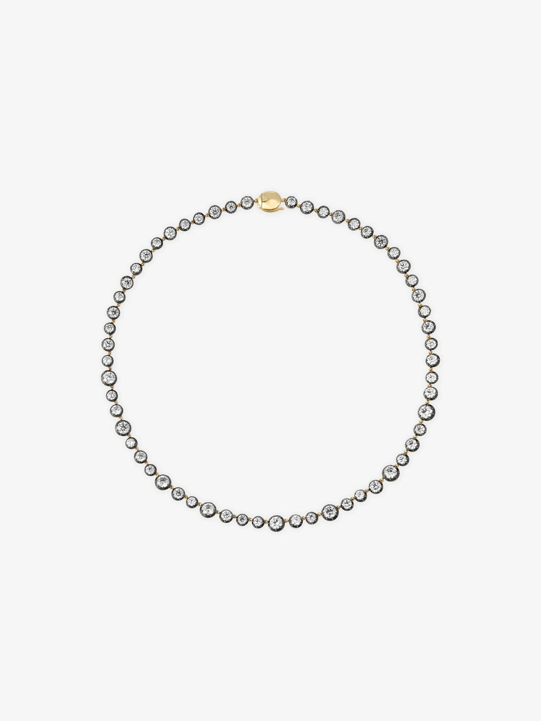 Signature 17ct Diamond Button Back Necklace  View 1