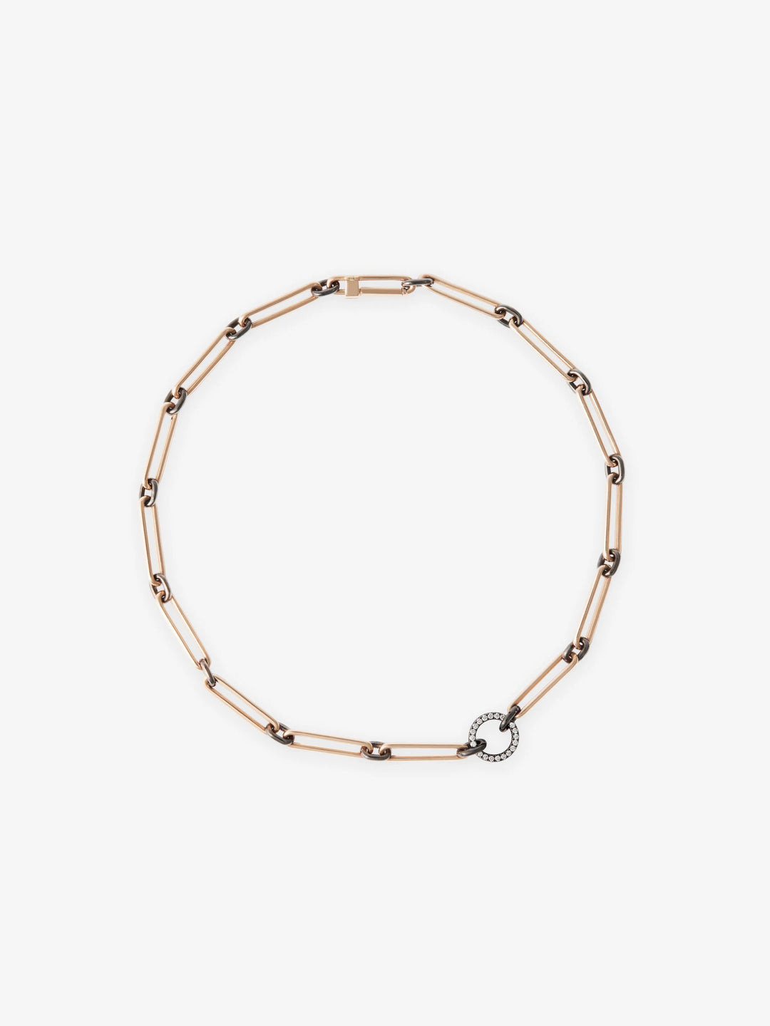 Gem Clip Short Diamond Necklace  View 1