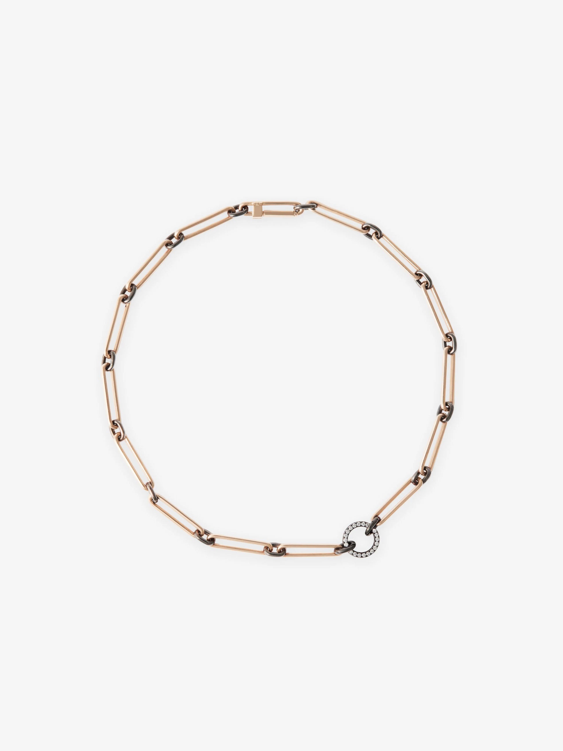 Gem Clip Short Diamond Necklace View 1