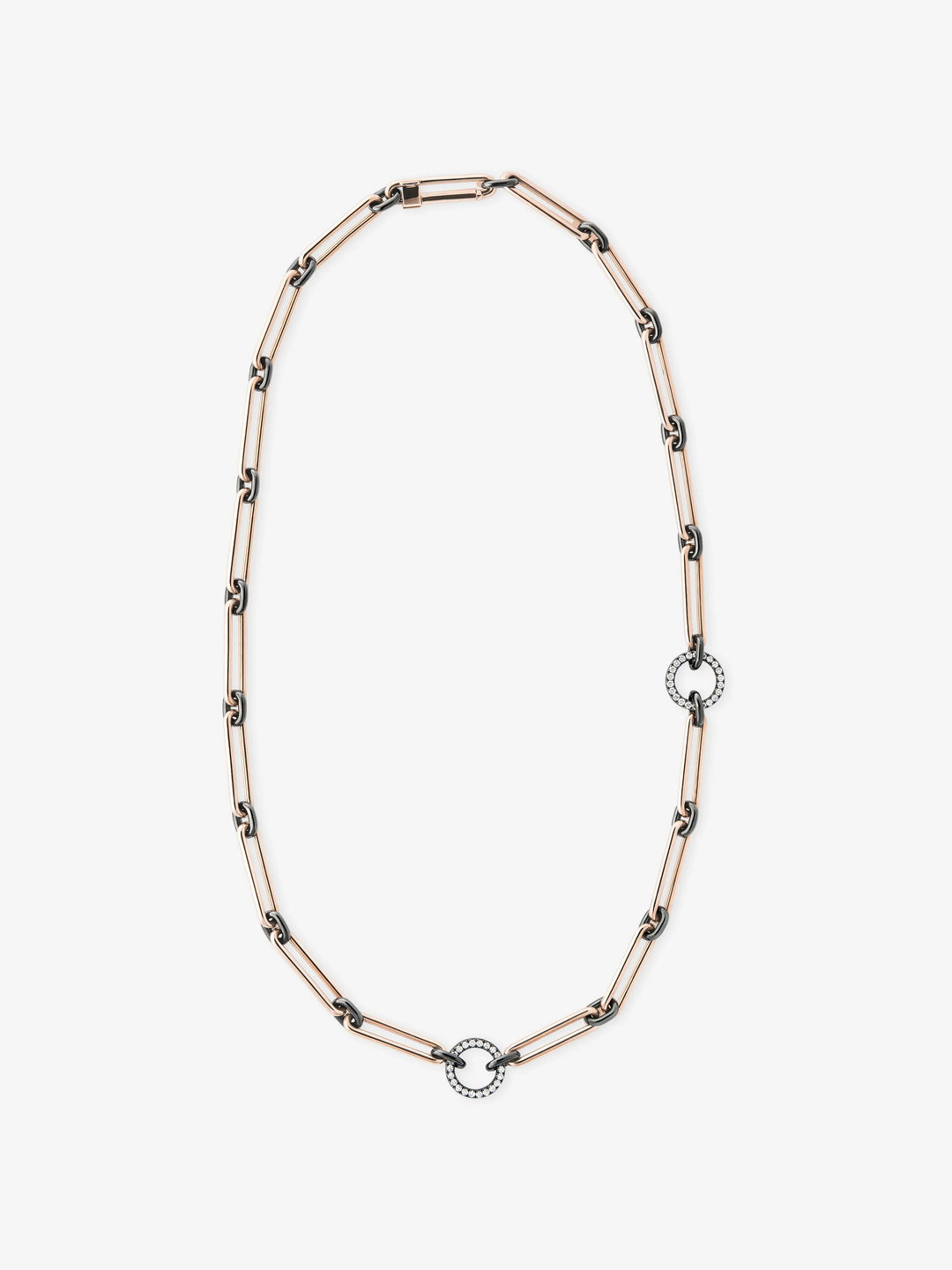 Gem Clip Diamond Long Necklace  View 1