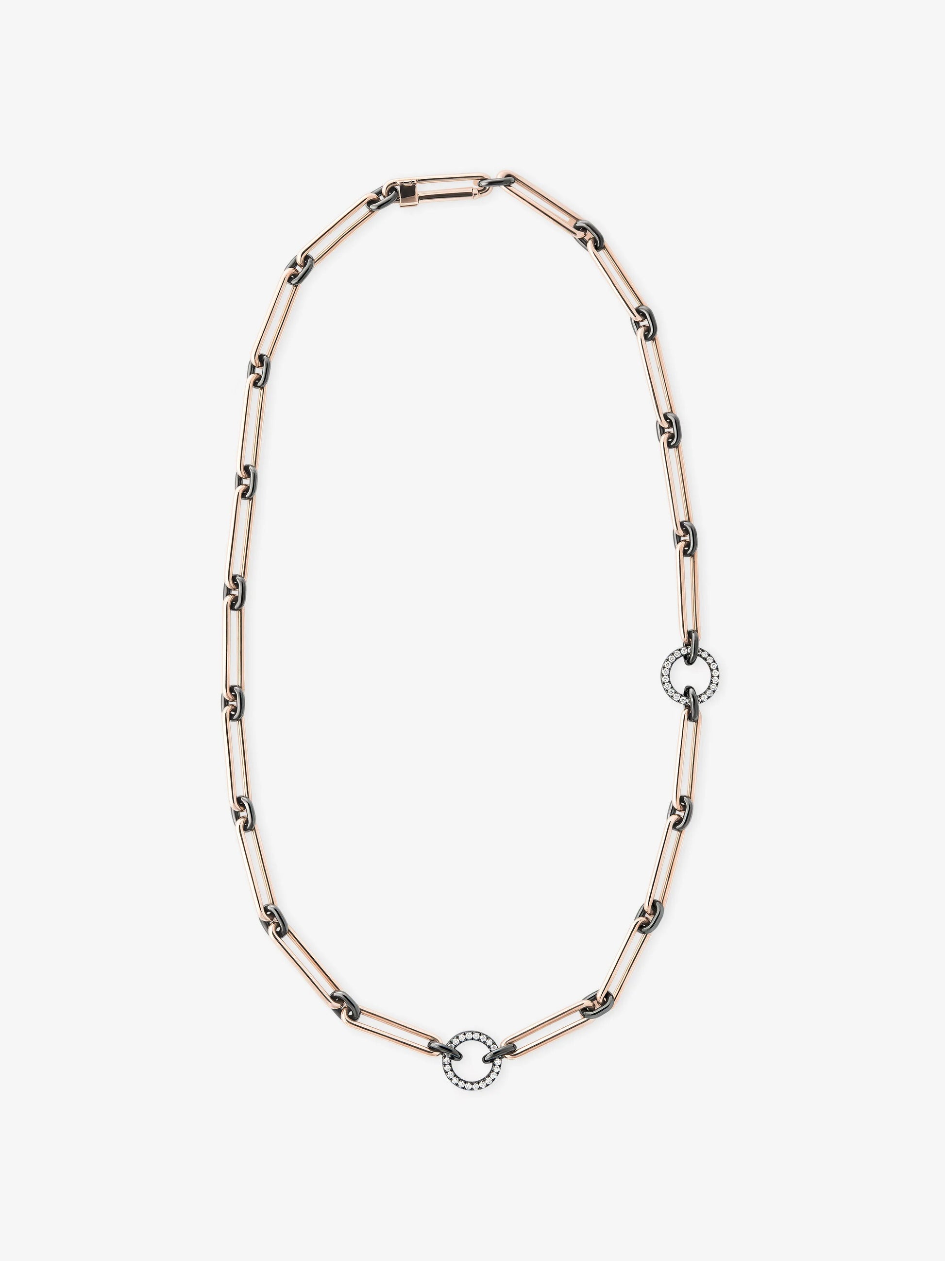 Gem Clip Diamond Long Necklace View 1