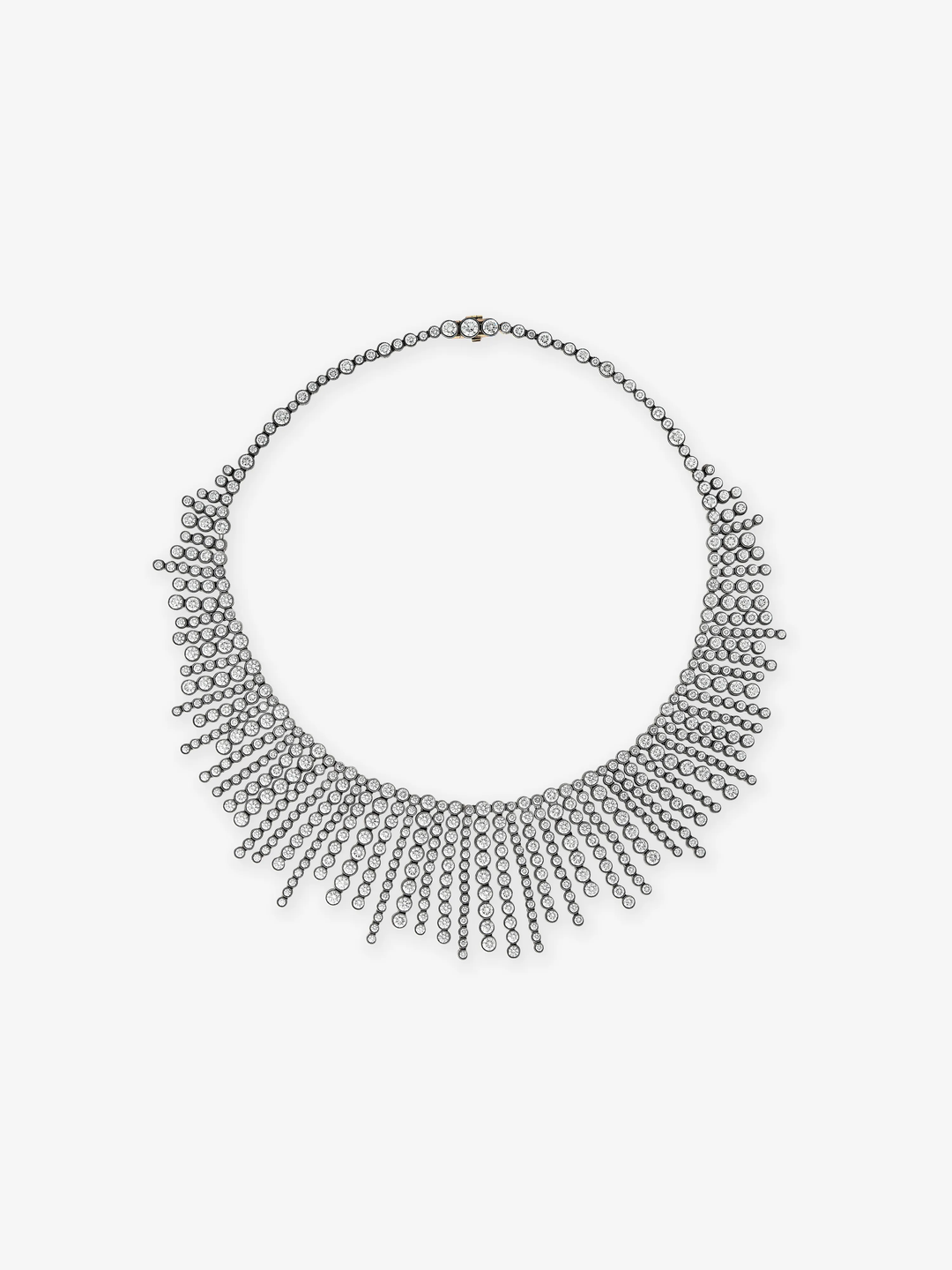 Fringe Diamond Necklace  View 1