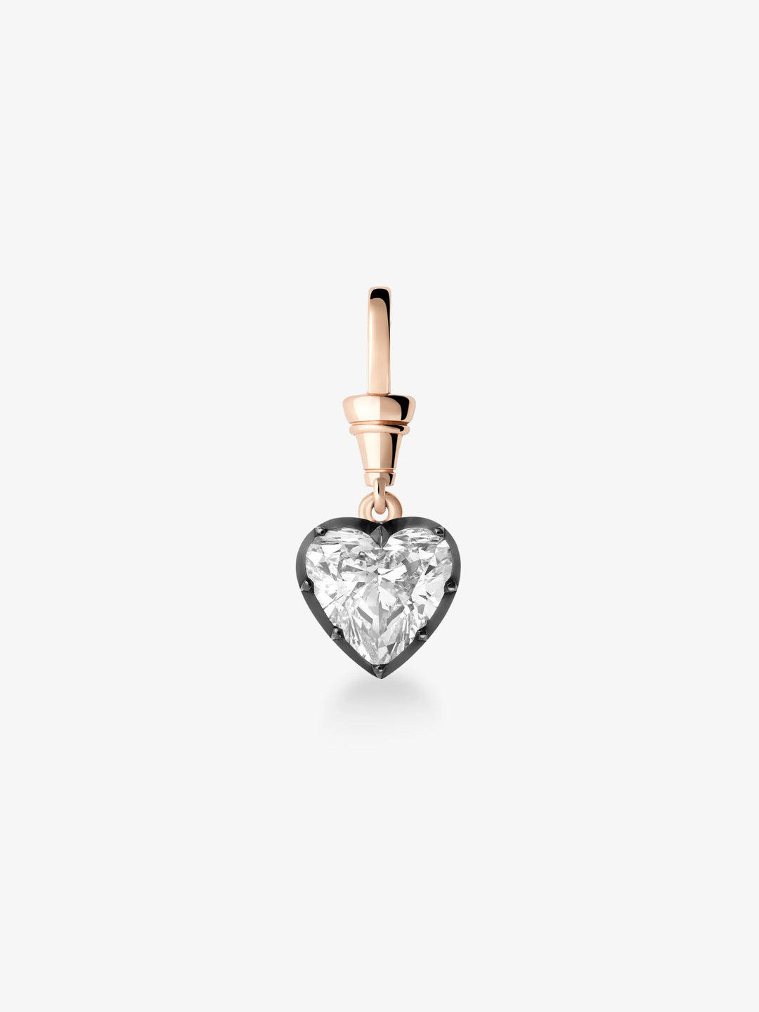 Ball n Chain 5.10ct Heart-Shaped Diamond Pendant  View 1