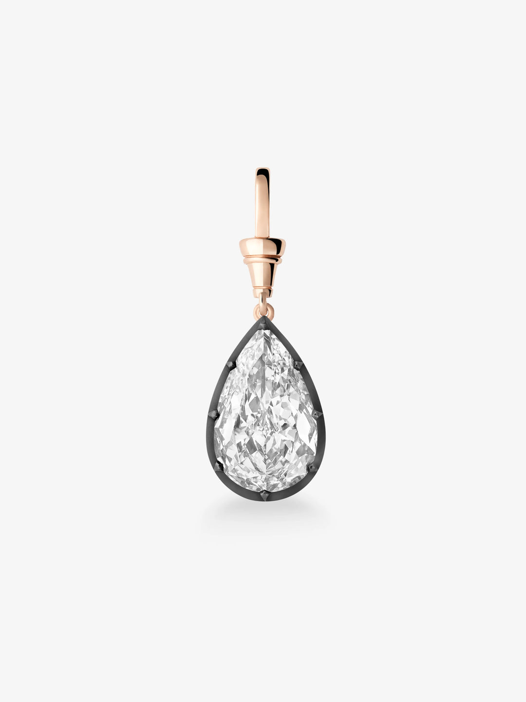 Ball n Chain 10.07ct Pear-Shaped Diamond Pendant  View 1