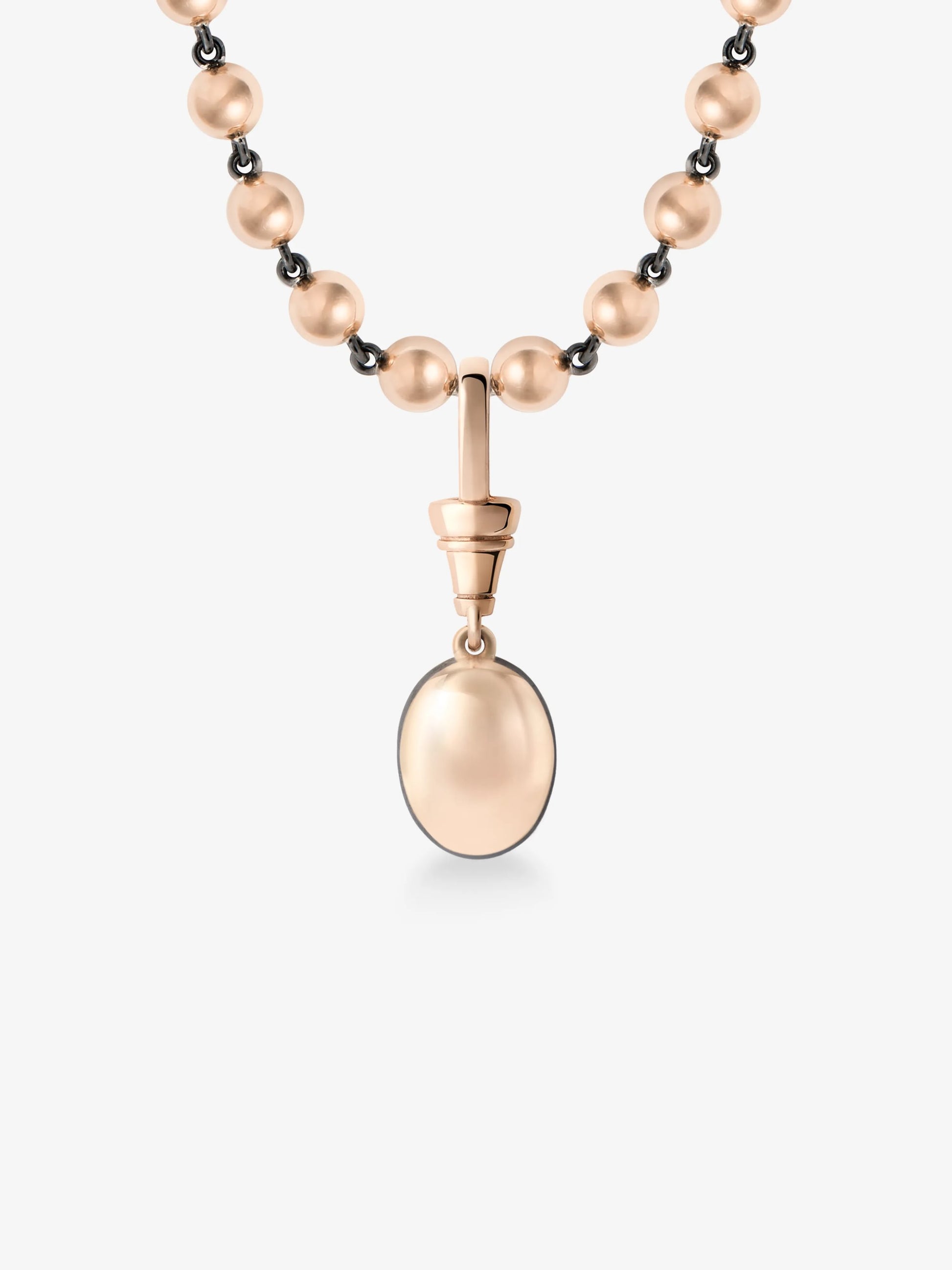 Ball n Chain 5.03ct Oval Cut Sapphire Pendant View 4