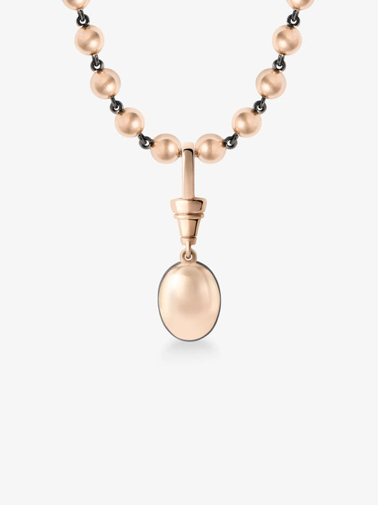 Ball n Chain 5.03ct Oval Cut Sapphire Pendant View 4