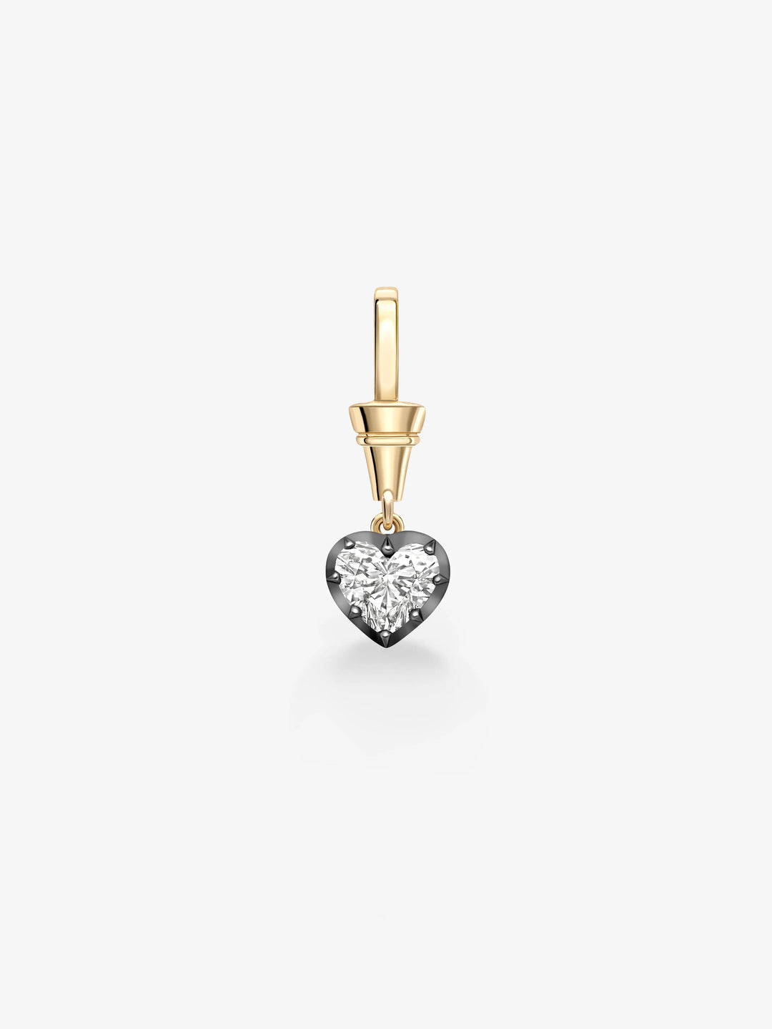 Ball n Chain 1.52ct Heart-Shaped Diamond Pendant View 1