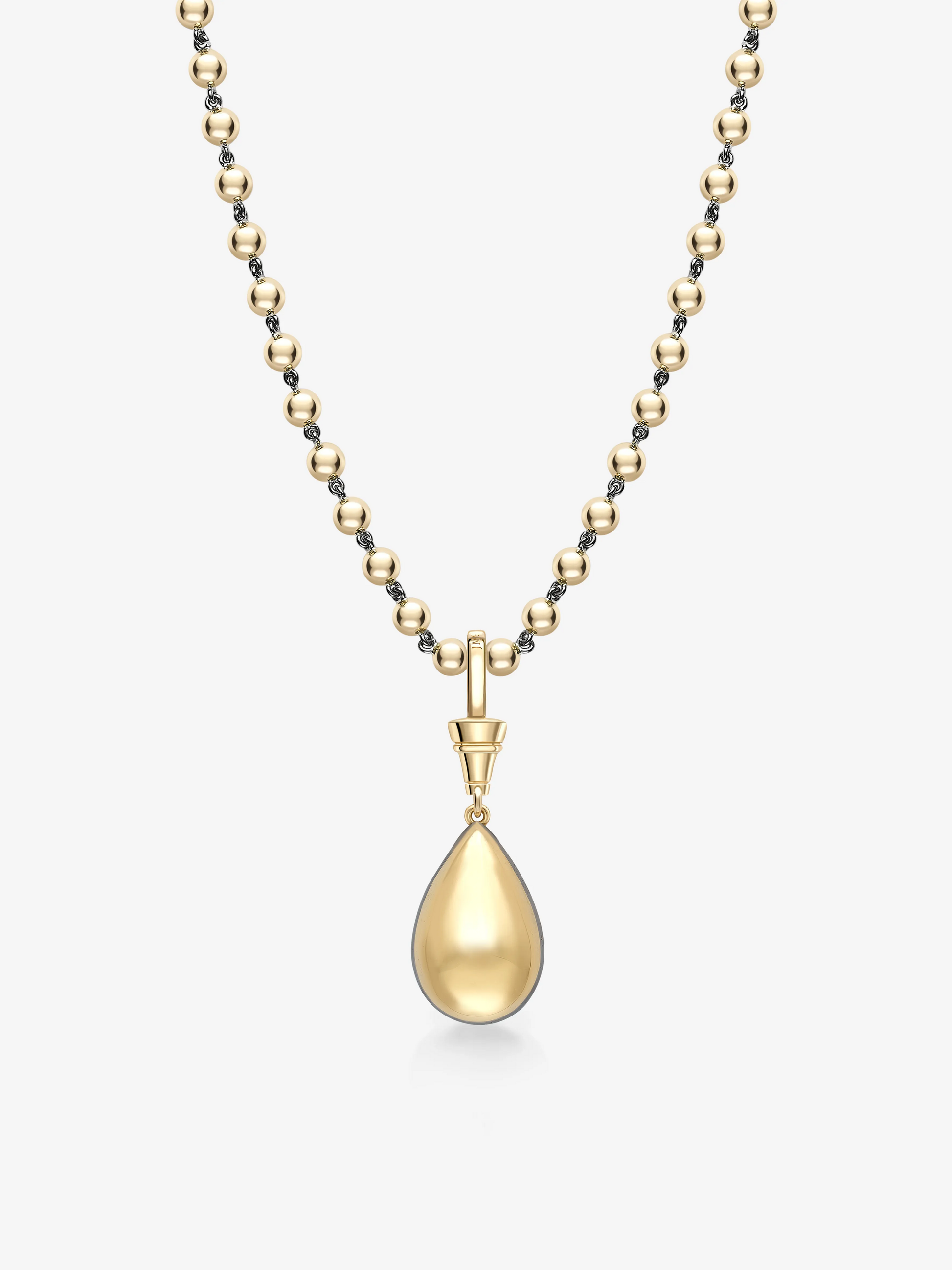 Ball n Chain 6.09ct Pear-Shaped Diamond Pendant View 3