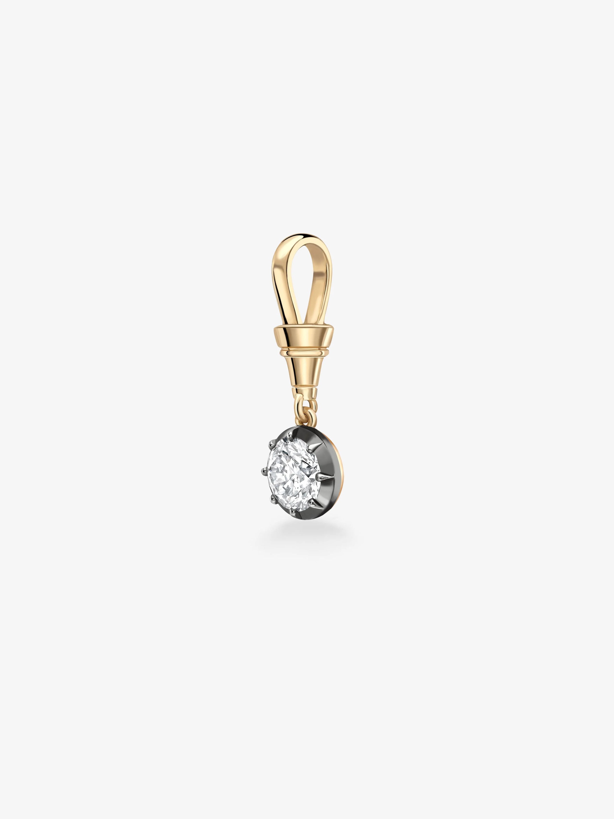 Ball n Chain 1.54ct Diamond Pendant View 5