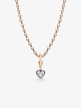 Ball n Chain 1.55ct Heart-Shaped Diamond Pendant