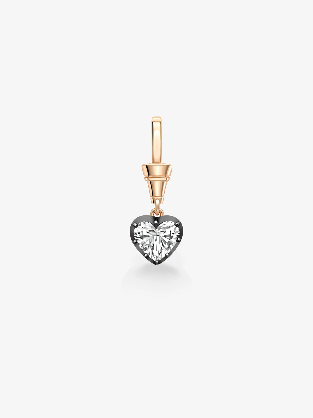 Ball n Chain 1.55ct Heart-Shaped Diamond Pendant  View 1