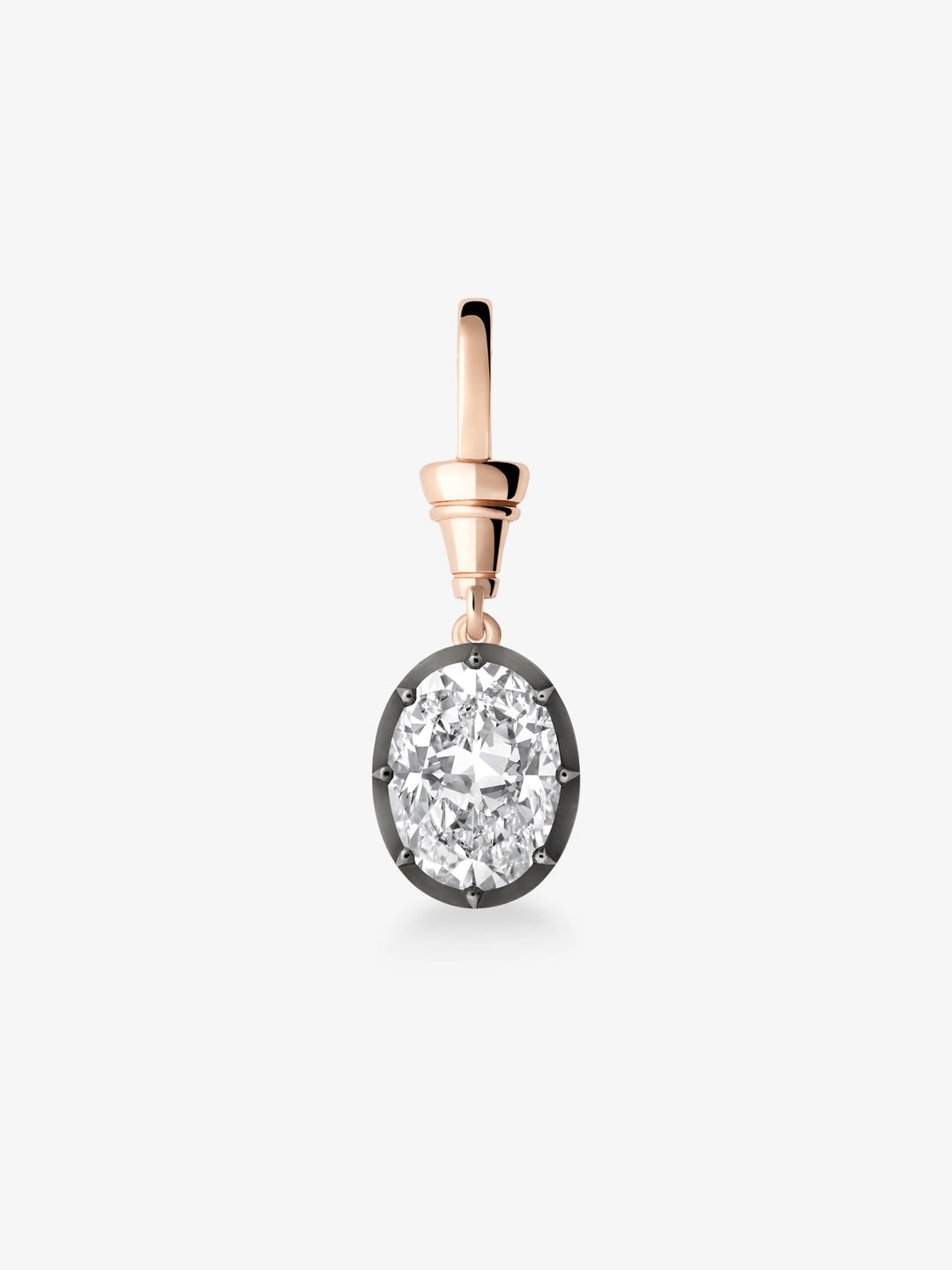 Ball n Chain 5.03ct Oval Diamond Pendant View 1