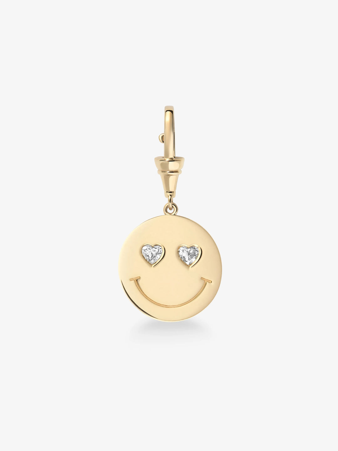 Heart Eyes Happy Face Pendant  View 1