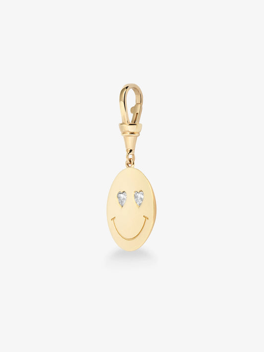 Heart Eyes Happy Face Pendant View 5