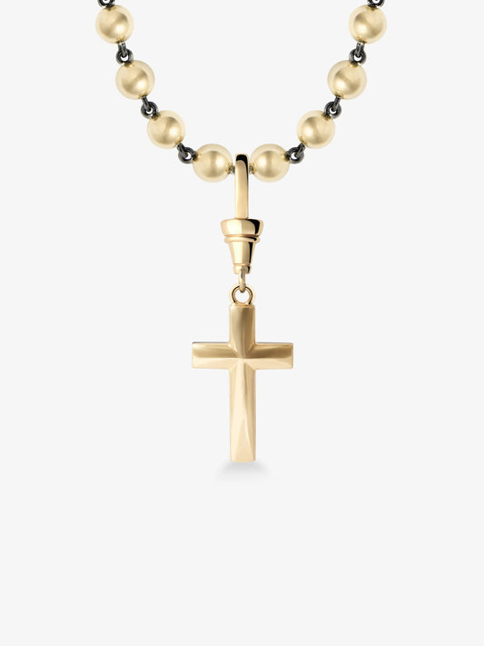 Lost Boys Carré-Cut Diamond Cross Pendant View 4
