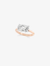 2.03ct East-West Elongated Cushion Diamond Ring