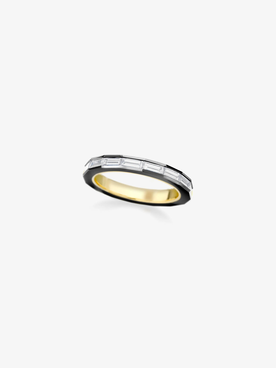Baguette Diamond Eternity Band  View 1