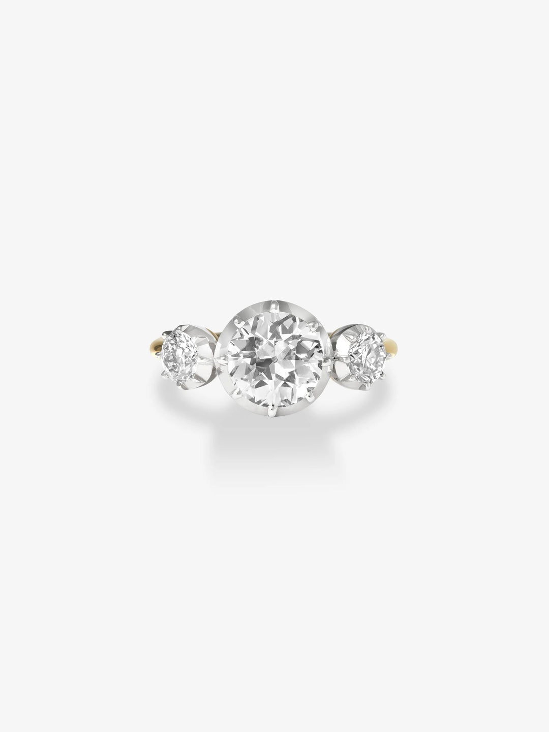 1.63ct Three-Stone Diamond Ring  View 1