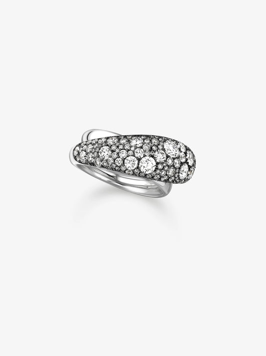 Rush Hour Diamond & White Gold Double Take Ring View 2
