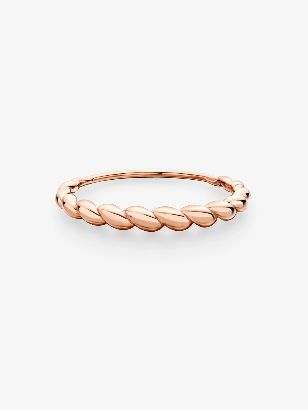 Beaches Small Rose Gold Conch Shell Bangle  View 1
