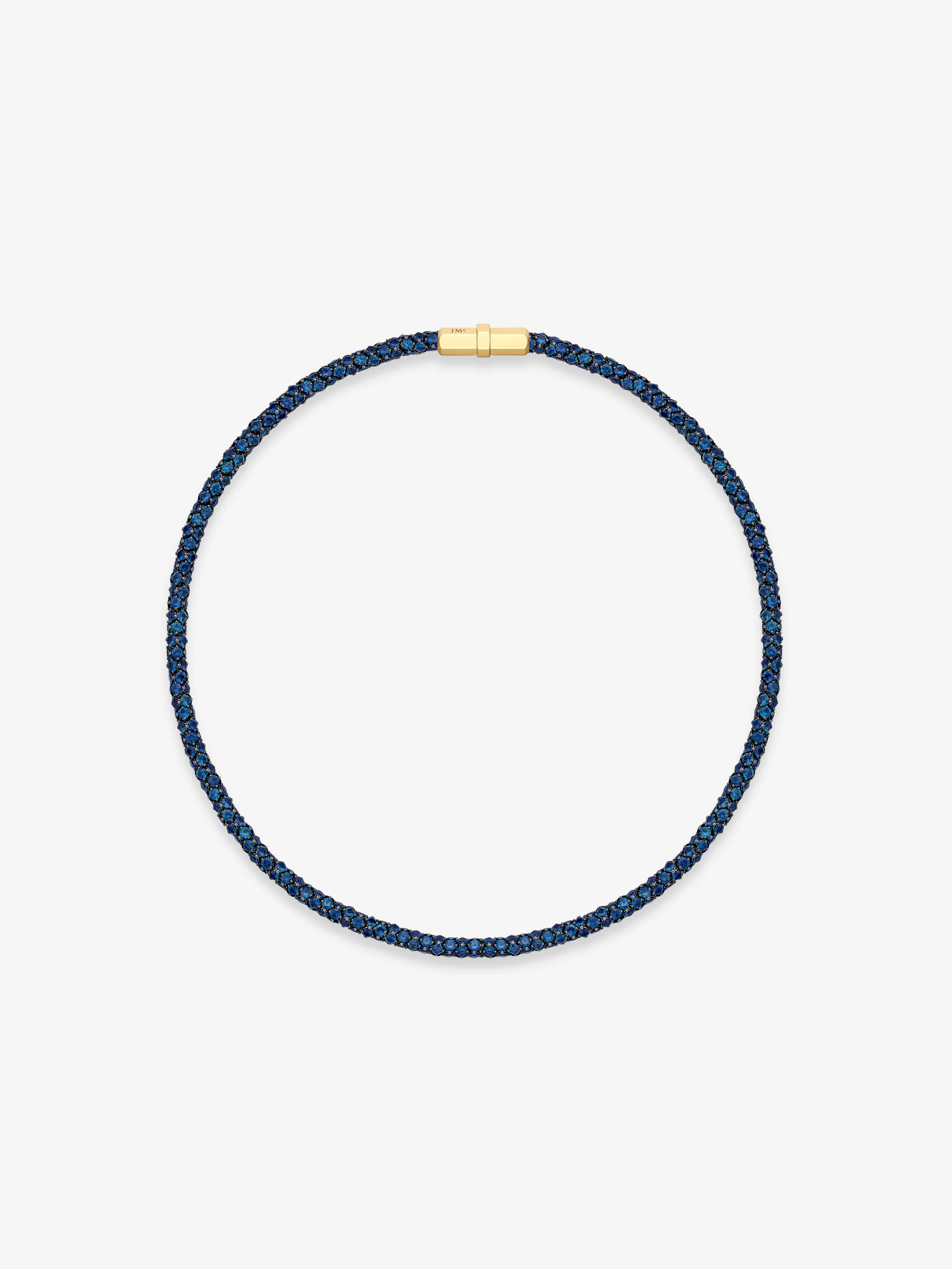 Tempest Narrow Sapphire Necklace View 1