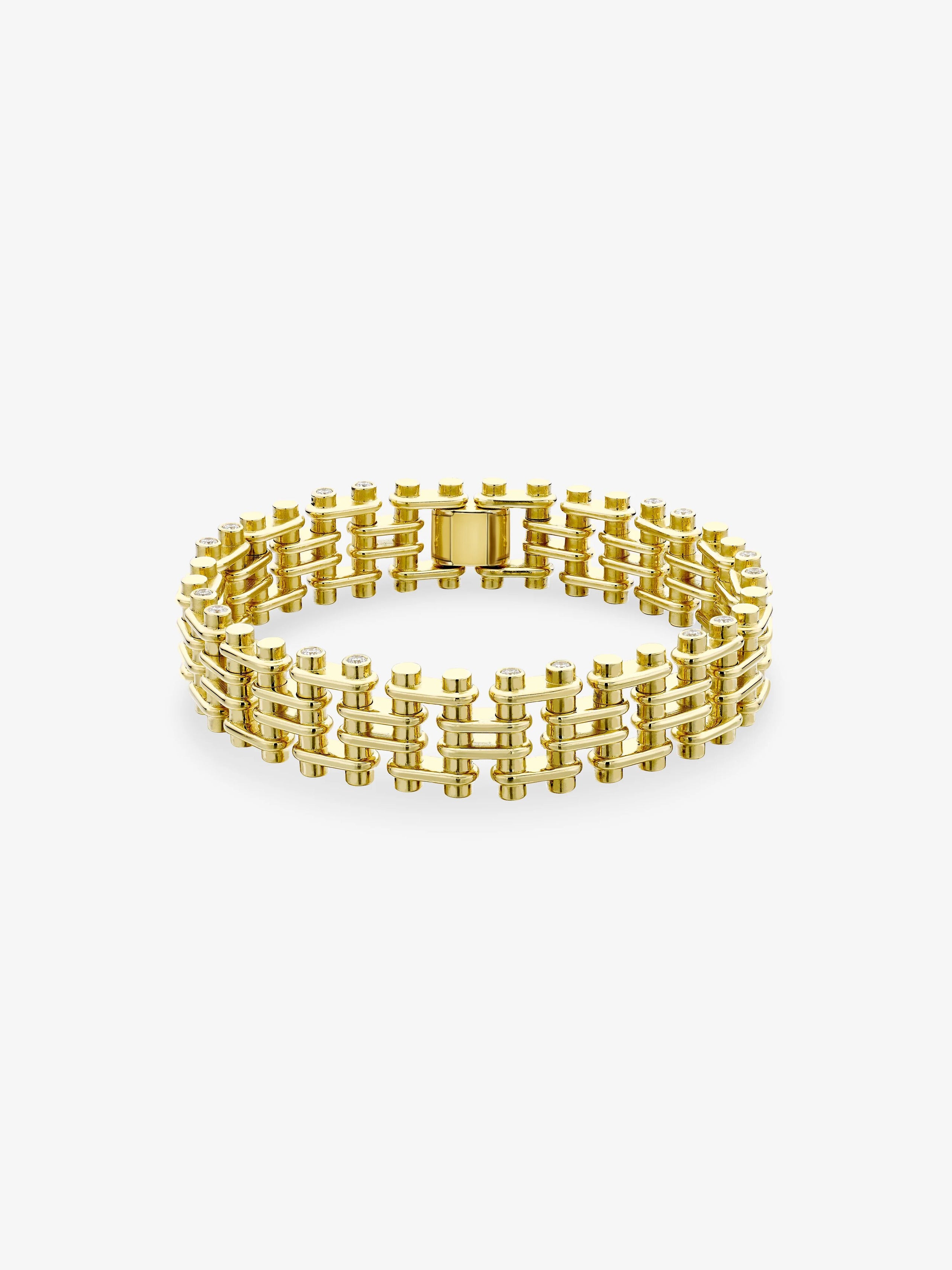 Lost Boys Diamond Track Bracelet View 1