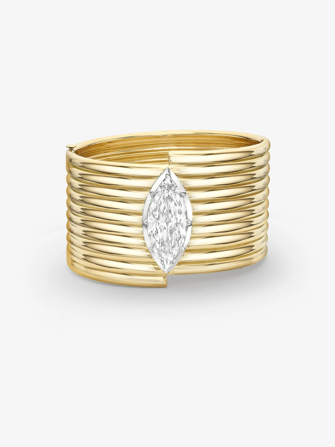 Marquise Diamond Coil Bracelet  View 1