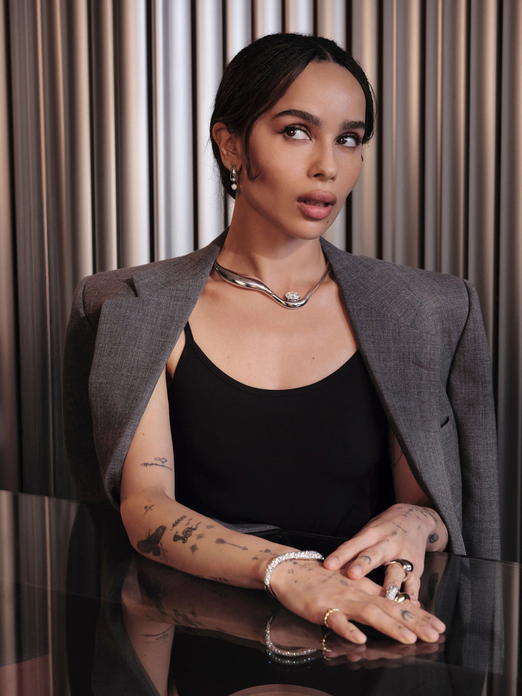 Zoe Kravitz in Rush Hour jewellery