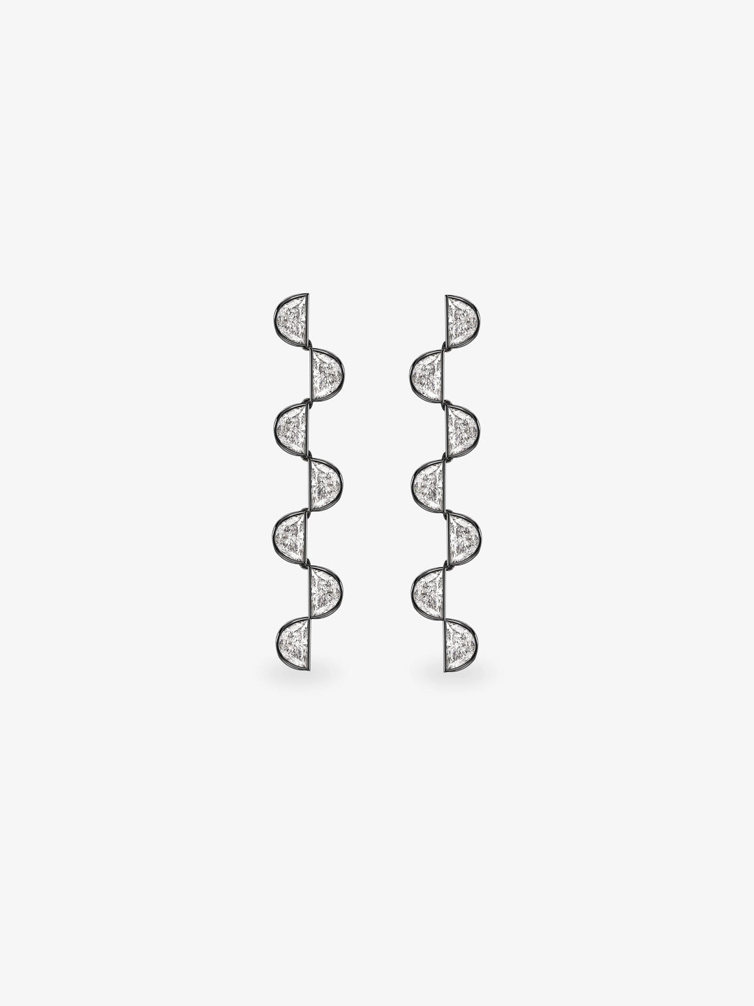 Moonshine Long Diamond Earrings  View 1