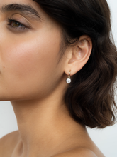 1ct Diamond & White Gold Gypset Hoop Earrings
