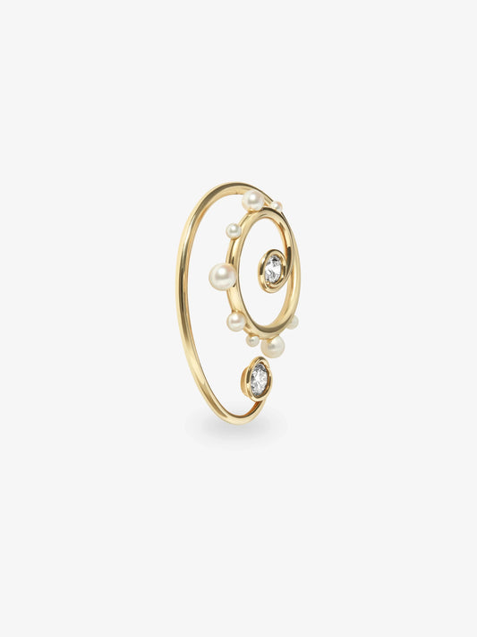 Jessica McCormack & Haas Brothers Coil Me Baby Ear Cuff View 2
