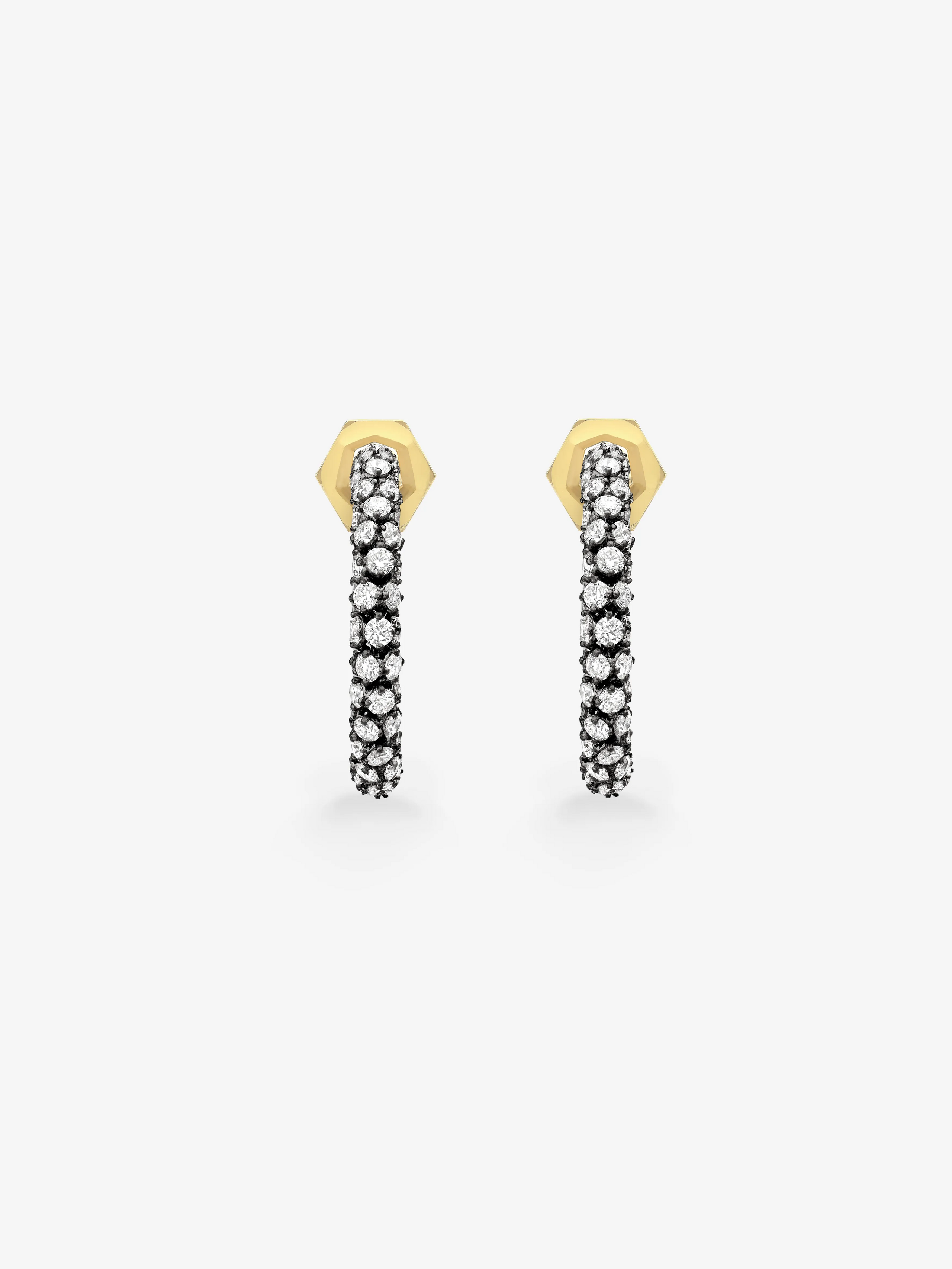 Tempest Diamond Earrings View 1