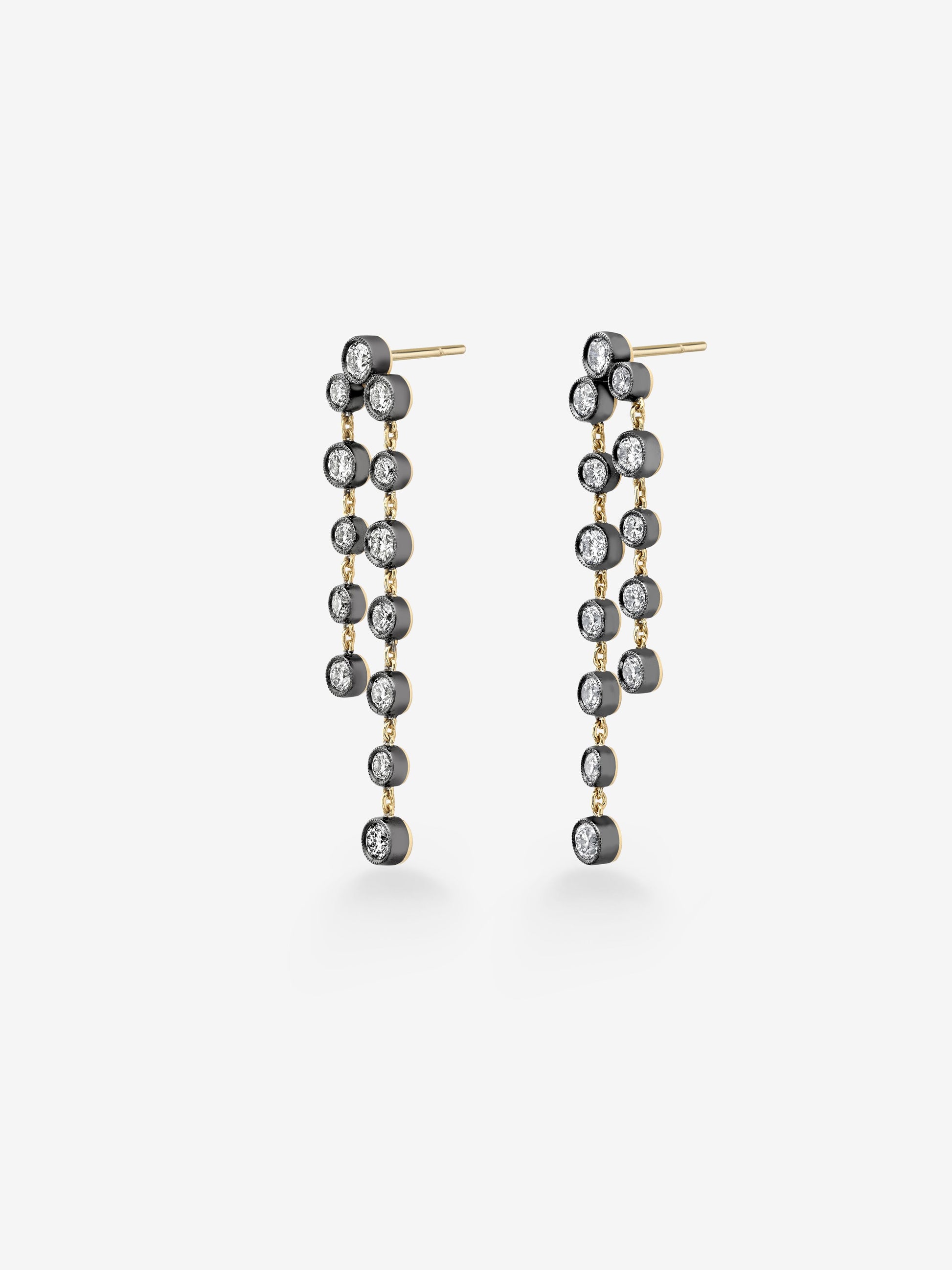 Dapple Diamond Earrings View 2