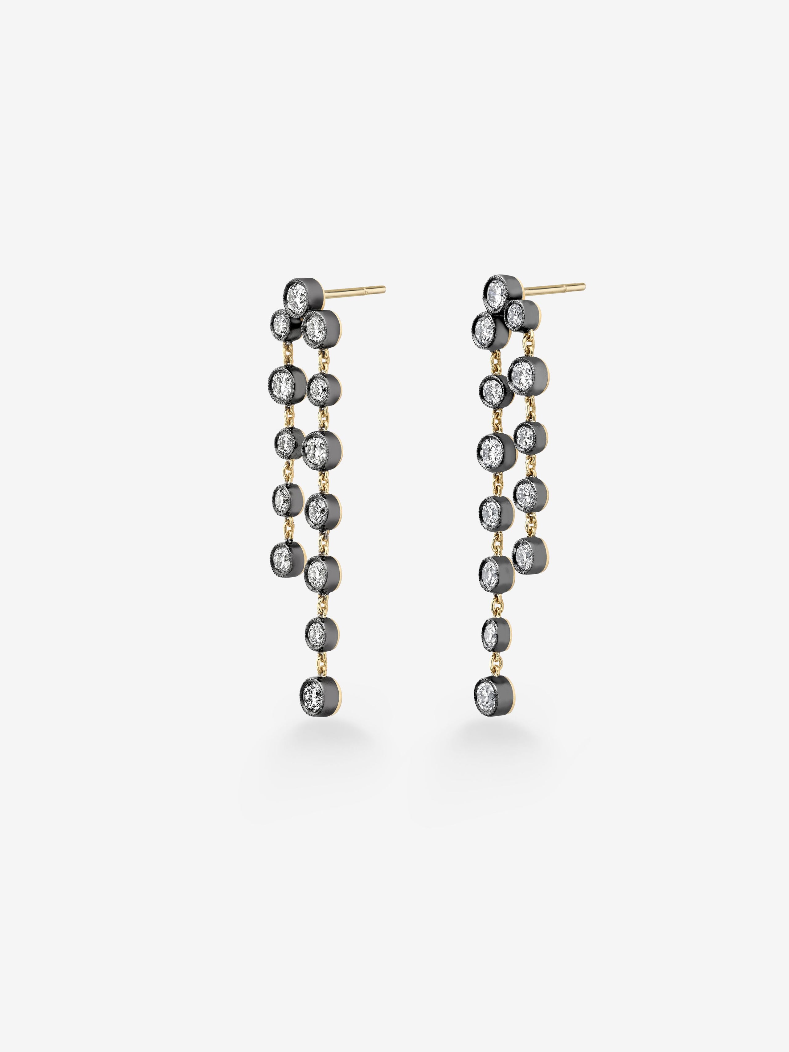 Dapple Diamond Earrings View 2