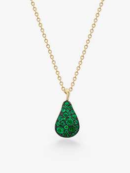 Fruit Salad Mini Emerald Prickly Pear Pendant