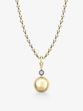 Orbit Yellow Gold & 0.40ct Diamond Sphere Pendant