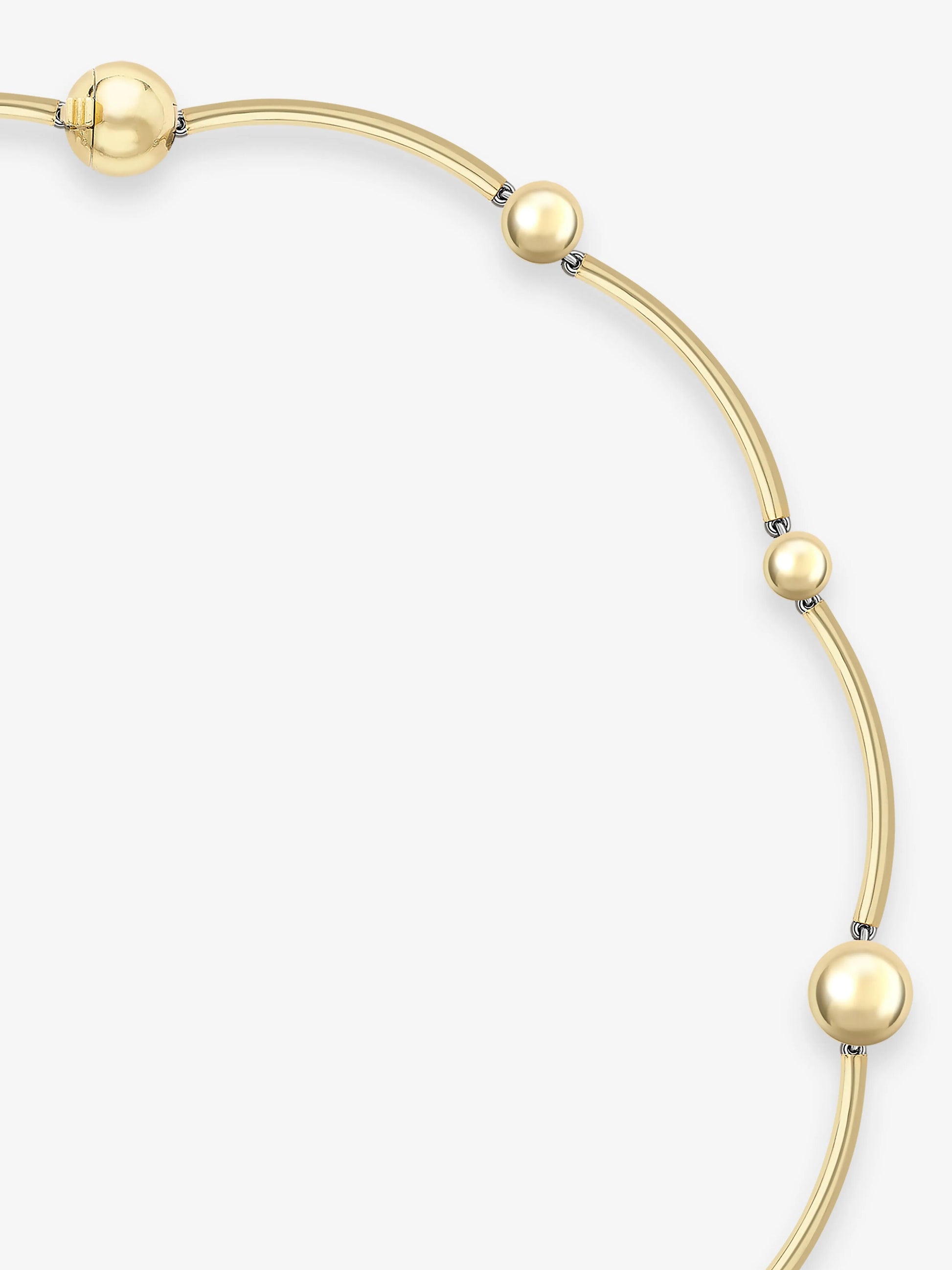 Orbit Yellow Gold & 0.50ct Diamond Sphere Necklace View 4