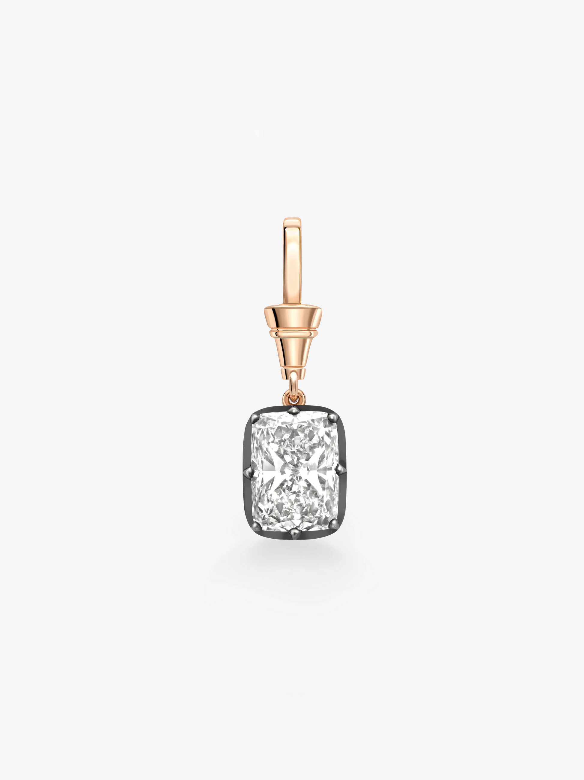 Ball n Chain 5.26ct Cushion Cut Diamond Pendant View 1