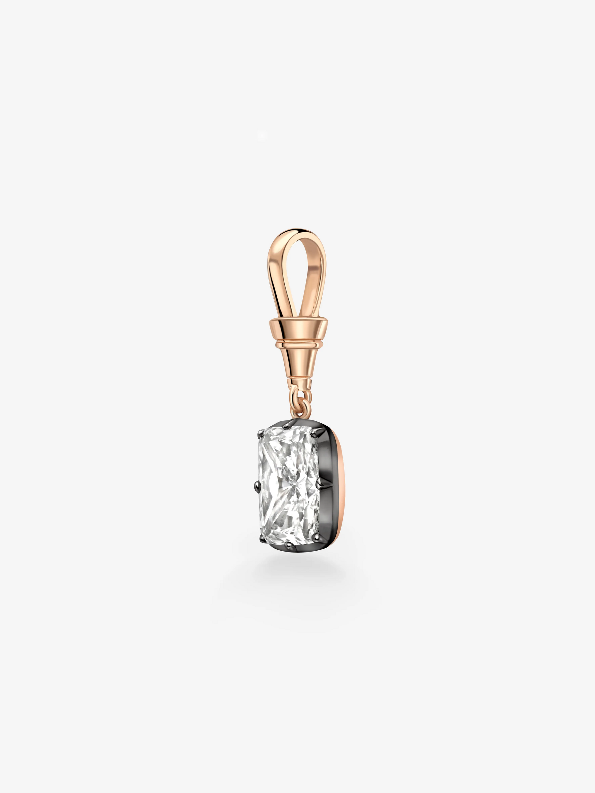 Ball n Chain 5.26ct Cushion Cut Diamond Pendant View 4