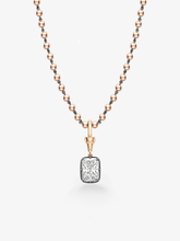 Ball n Chain 5.26ct Cushion Cut Diamond Pendant