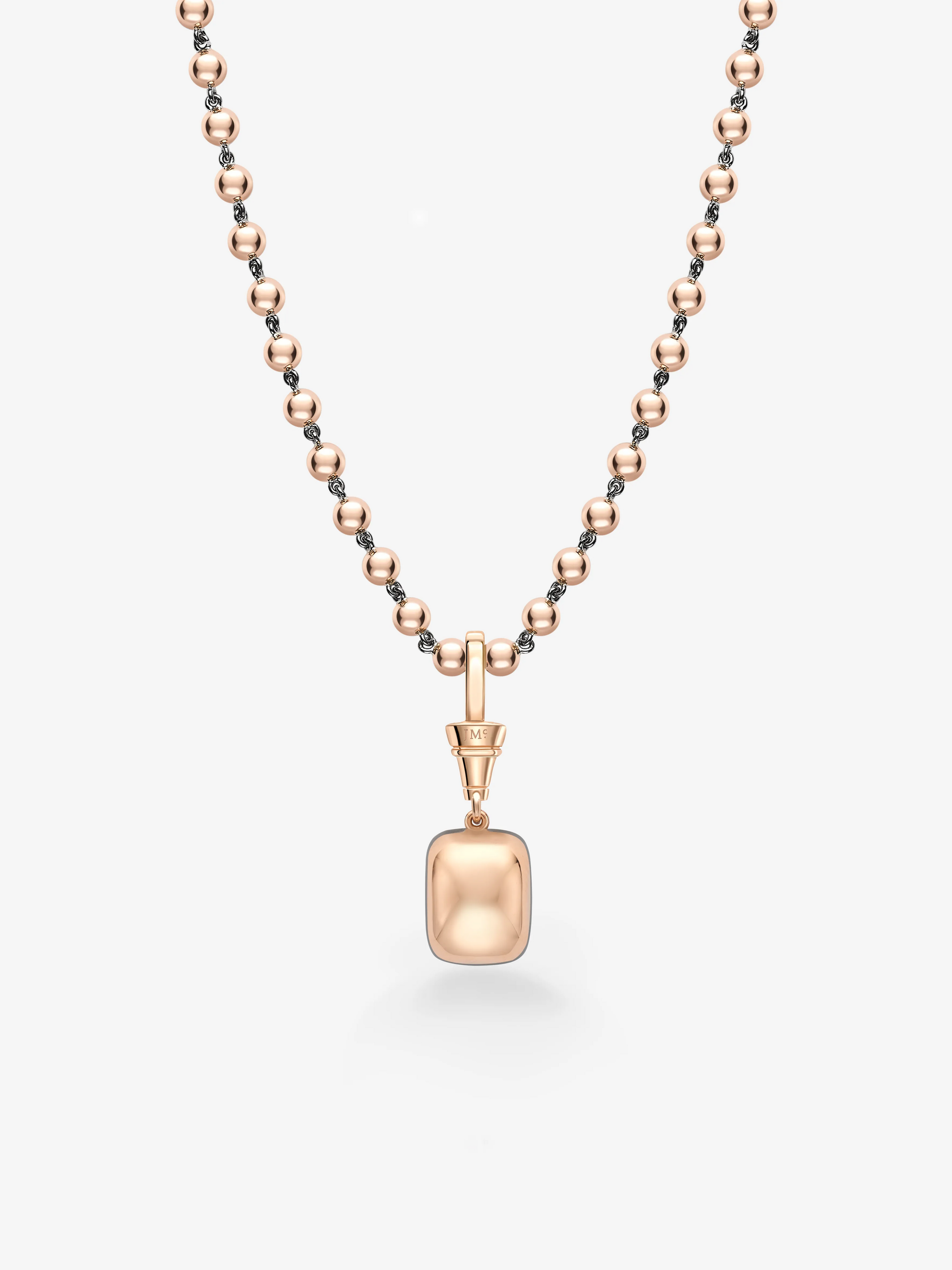 Ball n Chain 5.26ct Cushion Cut Diamond Pendant View 3